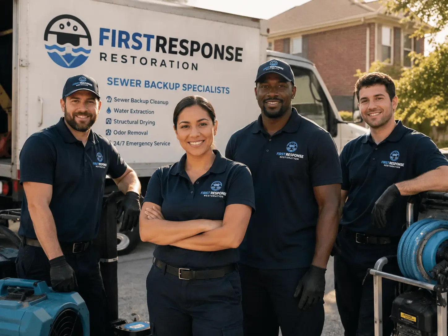 FirstResponse Restoration serving Grammer, IN
